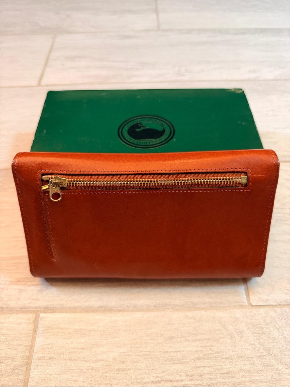 Dooney & Bourke Brown Leather Continental Wallet - Picture 2 of 5